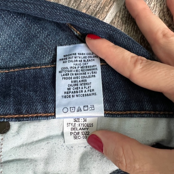 Joe’s Jeans Brixton Straight and Narrow Fit, Med Wash, Men’s Size 34W - Picture 6 of 13